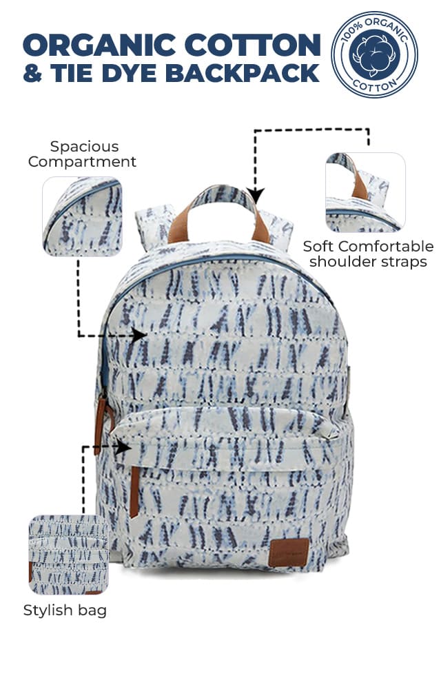 Unisex Tie Dye Backpack